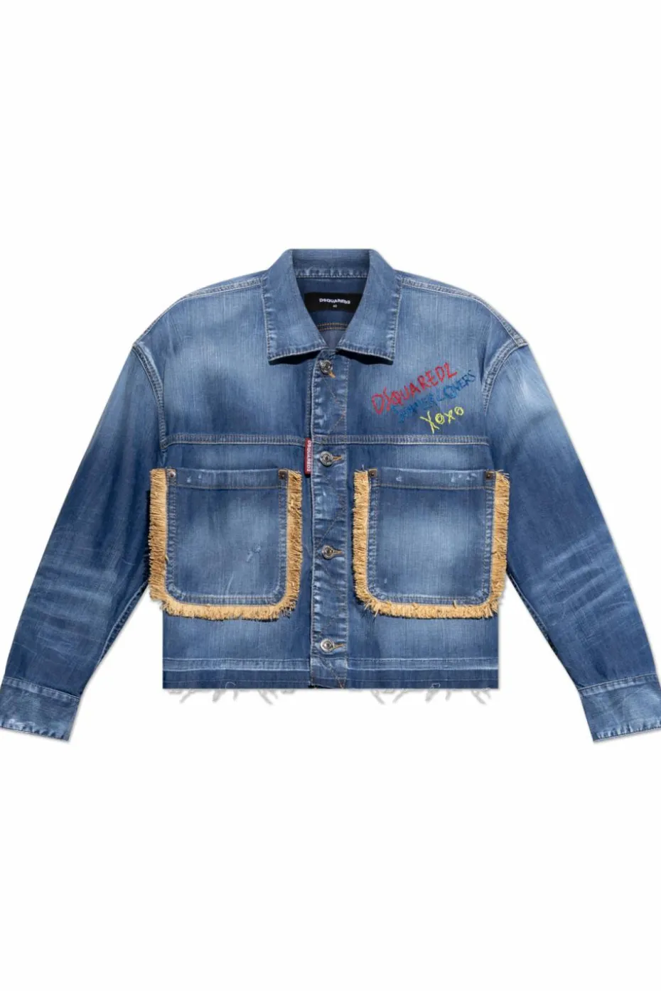Dsquared2 NIEBIESKI Kurtka jeansowa `Summer Lovers`