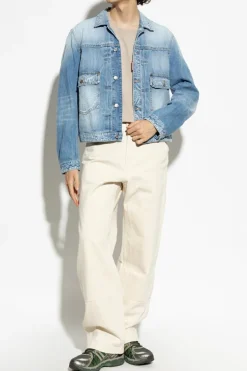 Dsquared2 NIEBIESKI Kurtka jeansowa