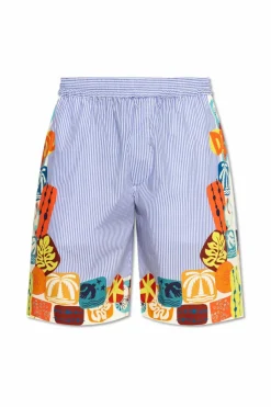 Dsquared2 NIEBIESKI Szorty kapsuła `Summer Lovers`
