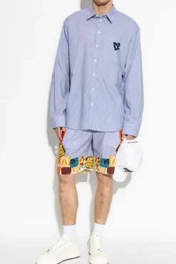 Dsquared2 NIEBIESKI Szorty kapsuła `Summer Lovers`