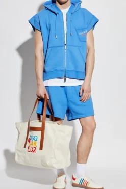 Dsquared2 NIEBIESKI Szorty kapsuła `Summer Lovers`