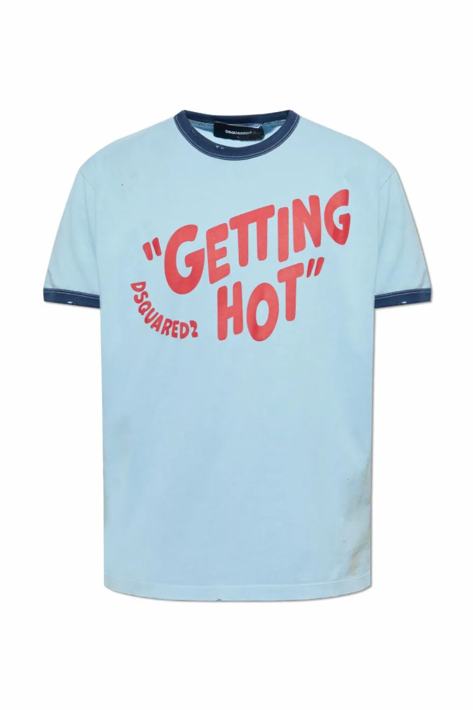 Dsquared2 NIEBIESKI T-shirt z logo