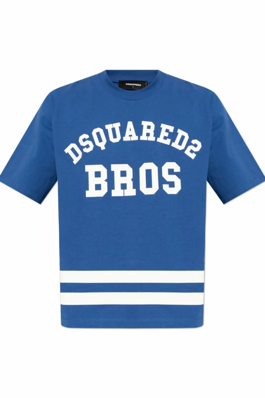 Dsquared2 NIEBIESKI T-shirt z logo