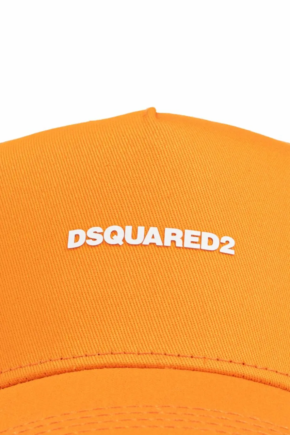 Dsquared2 POMARAŃCZOWY Czapka z daszkiem