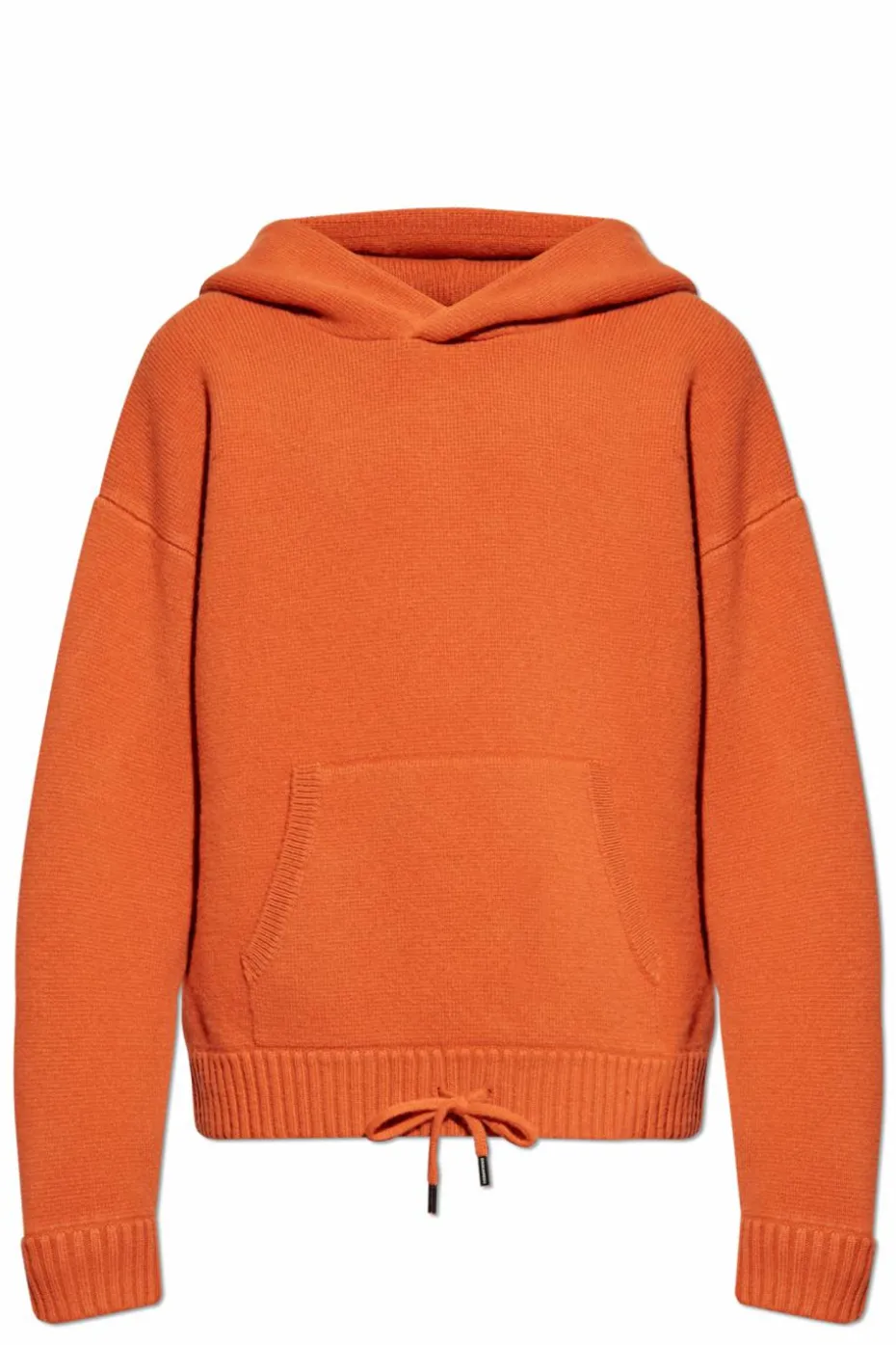 Dsquared2 POMARAŃCZOWY Wełniany sweter