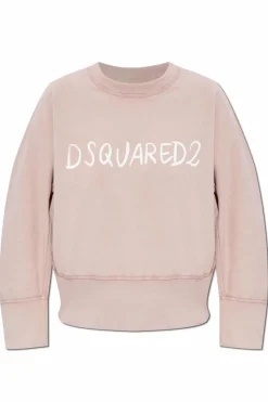 Dsquared2 RÓŻOWY Bluza z logo