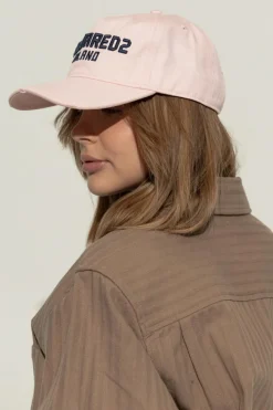 Dsquared2 RÓŻOWY Czapka z daszkiem