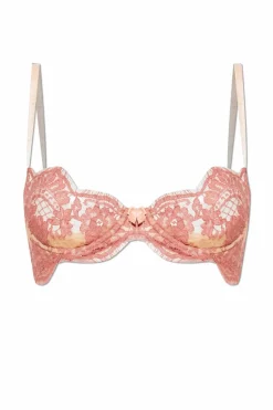 Dsquared2 RÓŻOWY Koronkowy biustonosz