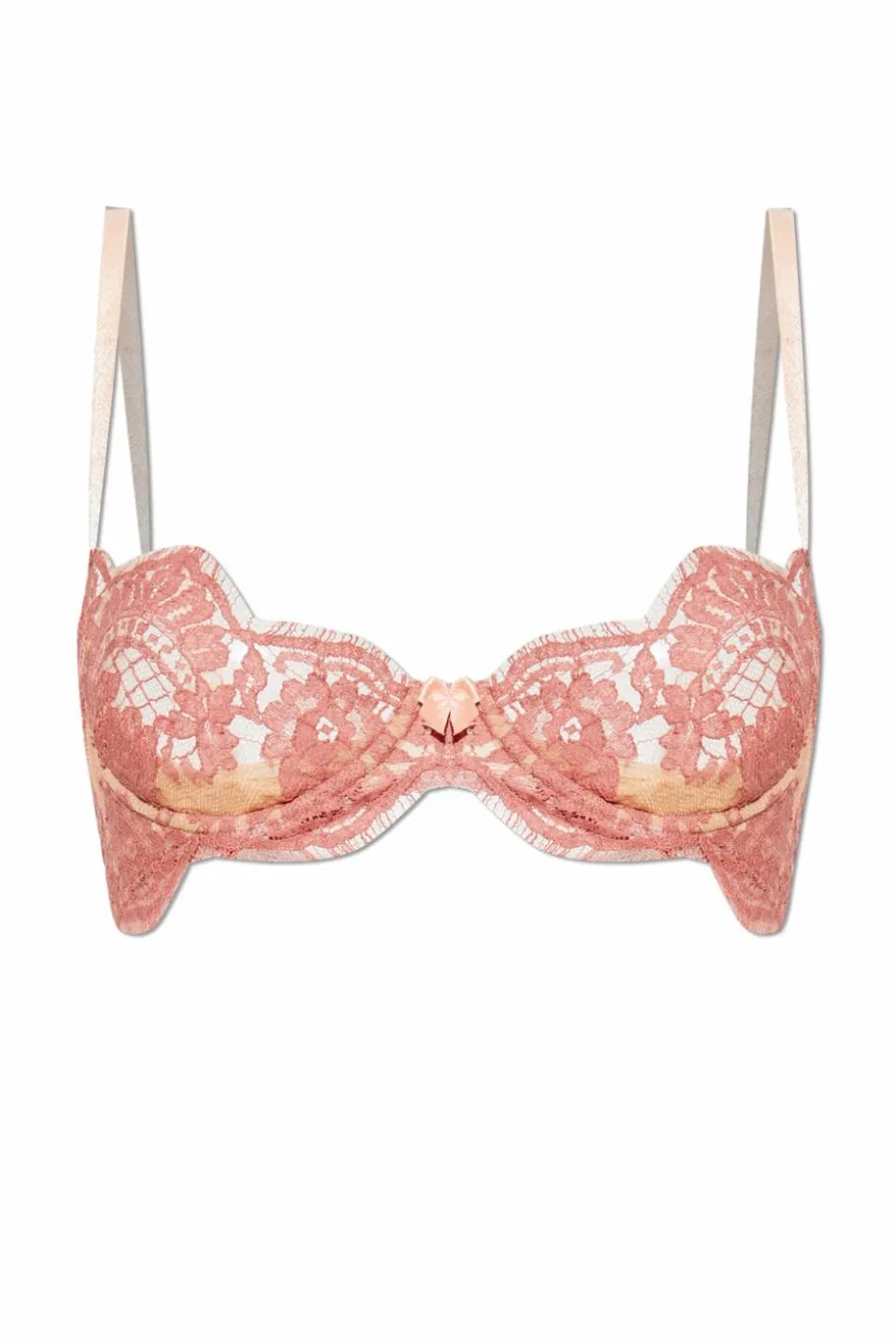 Dsquared2 RÓŻOWY Koronkowy biustonosz