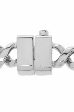 Dsquared2 SREBRNY Bransoleta z wygrawerowanym logo