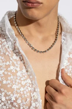 Dsquared2 SREBRNY Mosiężny naszujnik