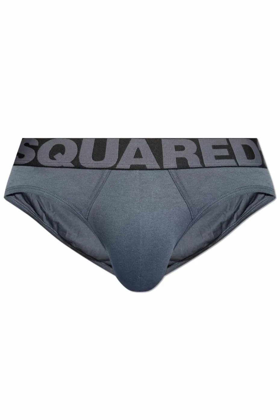 Dsquared2 SZARY Bawełniane slipy z logo