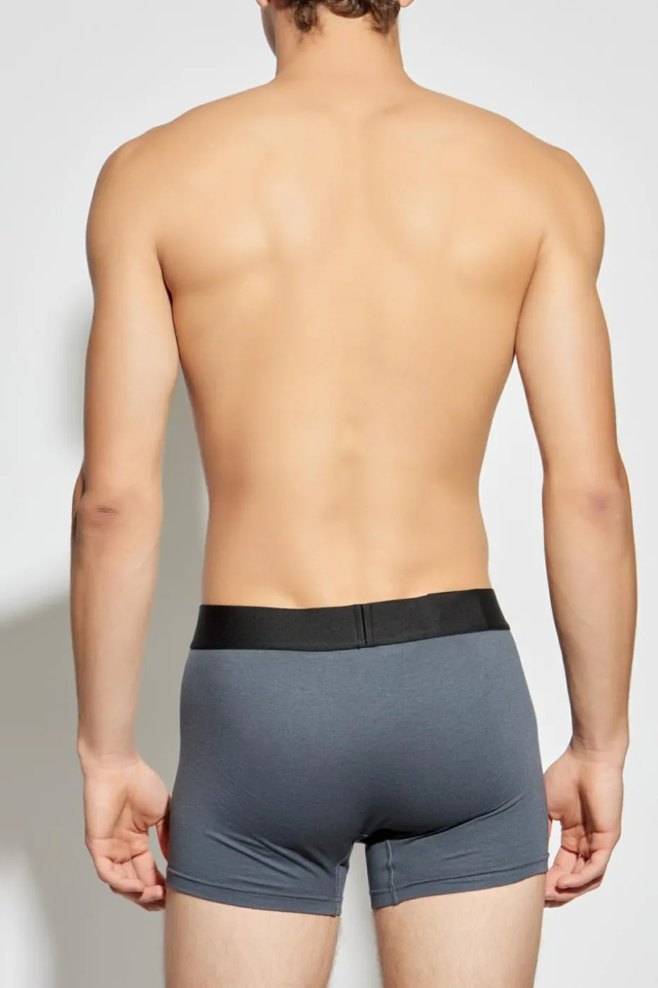 Dsquared2 SZARY Bawełniane bokserki z logo