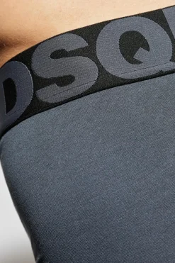 Dsquared2 SZARY Bawełniane bokserki z logo