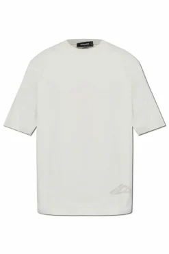 Dsquared2 SZARY Bawełniany t-Shirt