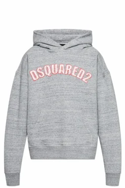 Dsquared2 SZARY Bluza z kapturem