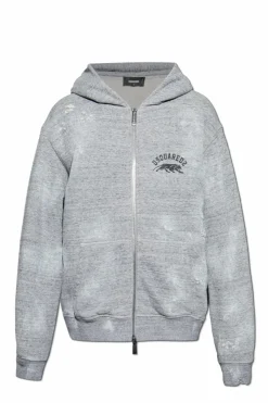 Dsquared2 SZARY Bluza z logo