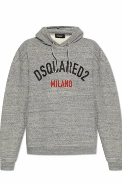 Dsquared2 SZARY Bluza z logo