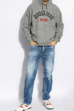 Dsquared2 SZARY Bluza z logo