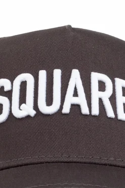Dsquared2 SZARY Czapka z daszkiem