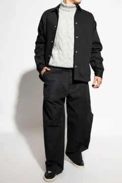 Dsquared2 SZARY Golf z alpaki