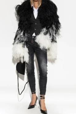 Dsquared2 SZARY Jeansy `Medium Waist Jennifer`