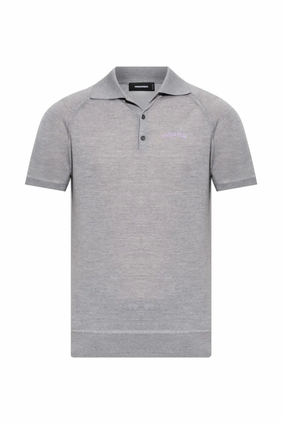 Dsquared2 SZARY Polo z logo