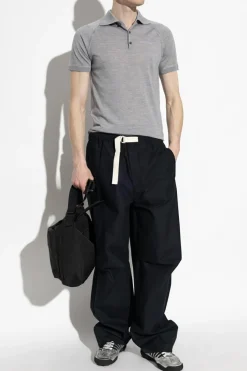 Dsquared2 SZARY Polo z logo
