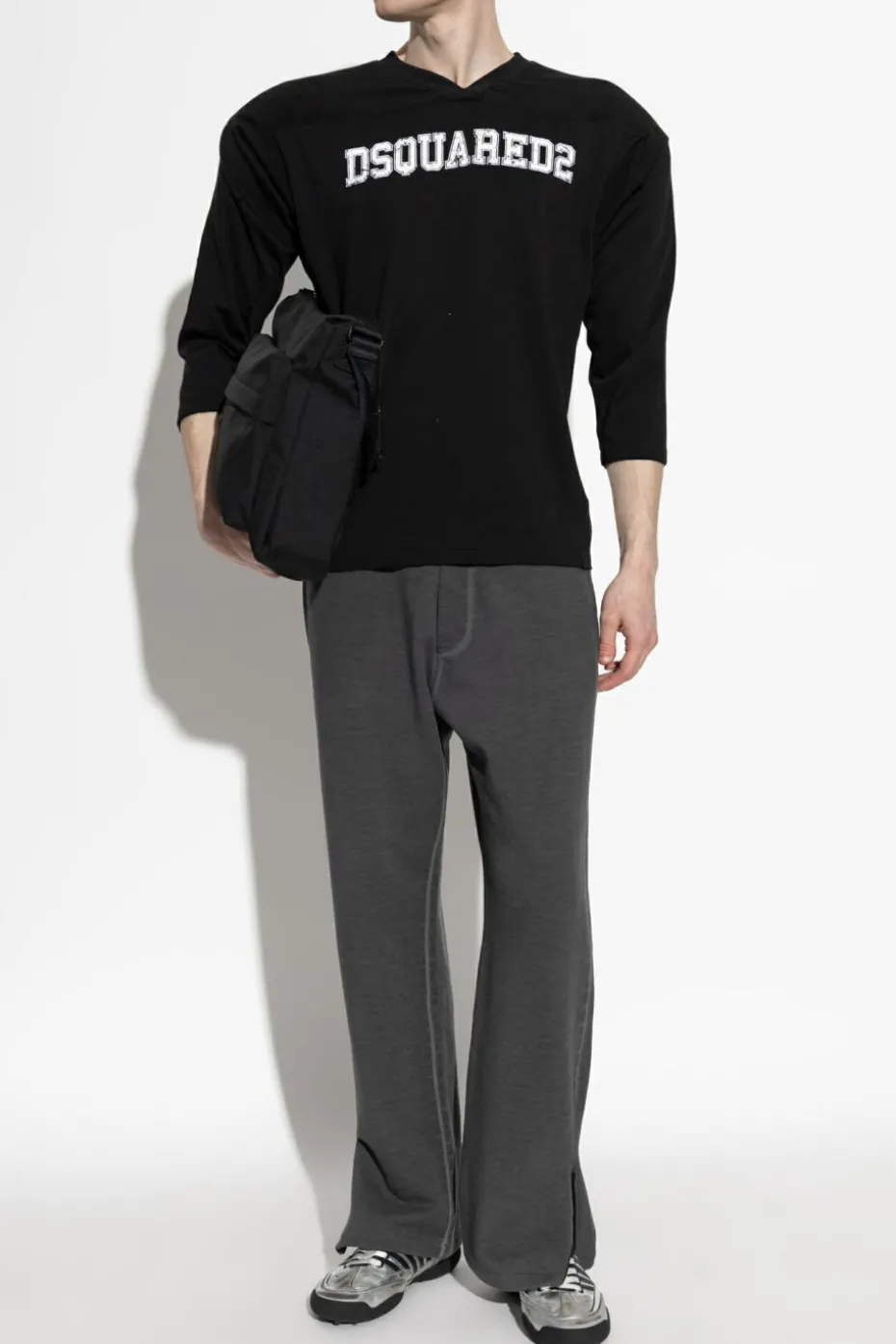 Dsquared2 SZARY Spodnie dresowe