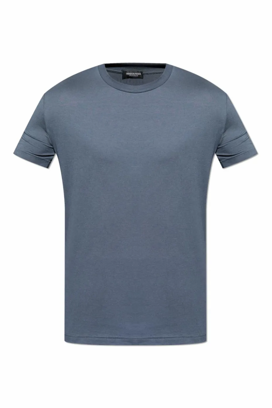 Dsquared2 SZARY T-shirt z bieliźniany z okrągłym dekoltem