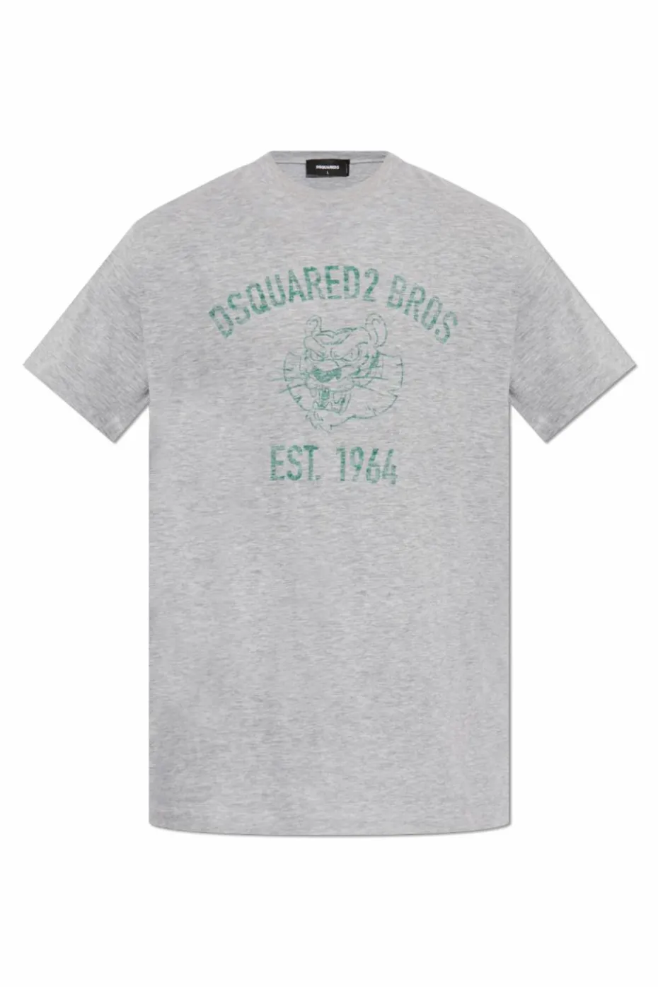 Dsquared2 SZARY T-shirt z nadrukiem