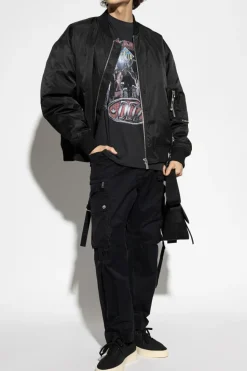 Dsquared2 SZARY T-shirt z nadrukiem