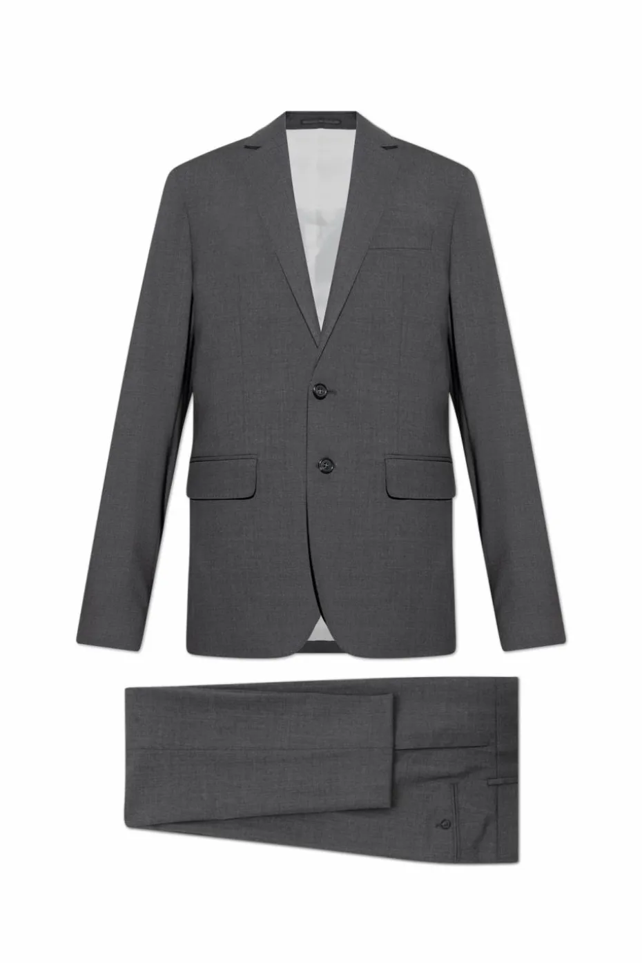Dsquared2 SZARY Wełniany garnitur