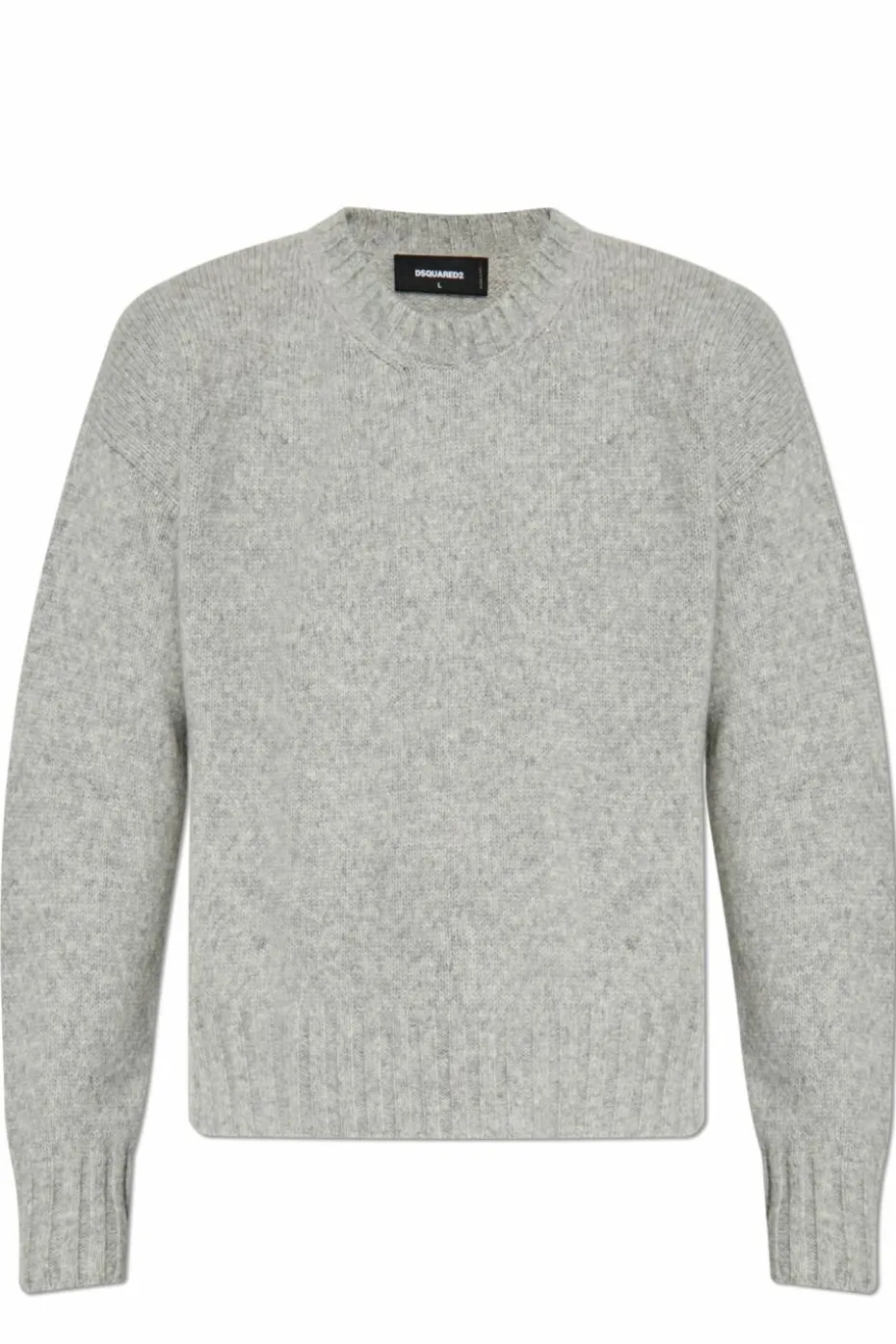 Dsquared2 SZARY Wełniany sweter