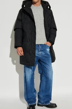 Dsquared2 SZARY Wełniany sweter