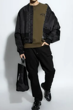 Dsquared2 ZIELONY Bluza z wypukłym logo