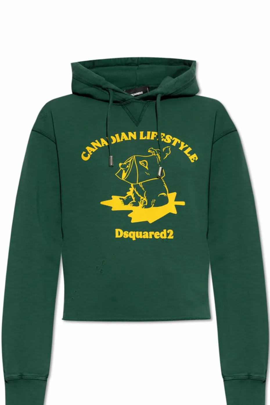 Dsquared2 ZIELONY Bluza z logo