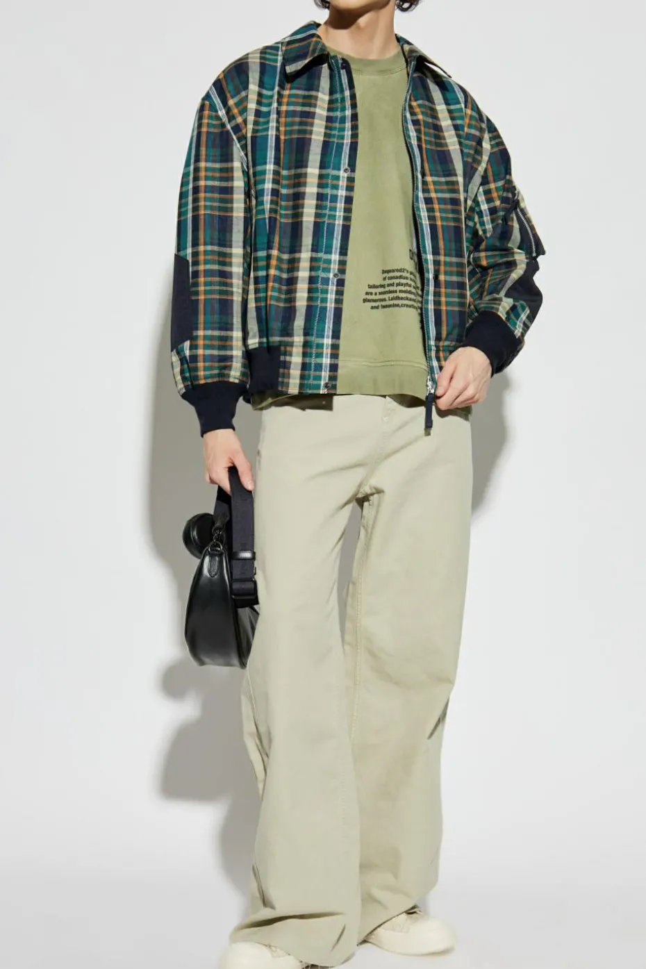 Dsquared2 ZIELONY Bluza z logo