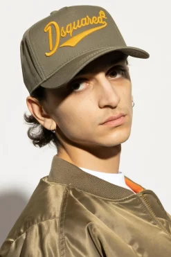 Dsquared2 ZIELONY Czapka z daszkiem