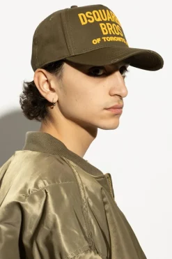 Dsquared2 ZIELONY Czapka z daszkiem