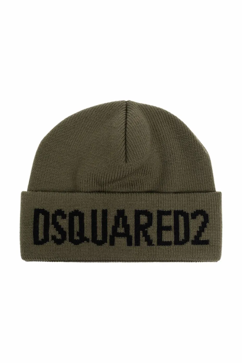 Dsquared2 ZIELONY Czapka z logo