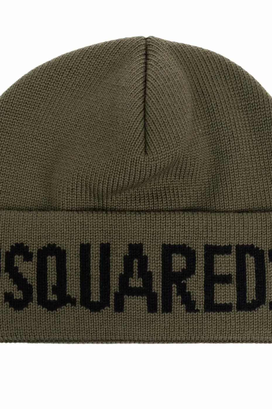 Dsquared2 ZIELONY Czapka z logo