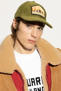 Dsquared2 ZIELONY Czapka z daszkiem