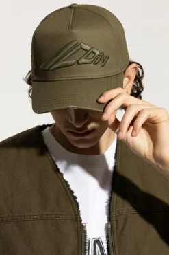 Dsquared2 ZIELONY Czapka z daszkiem