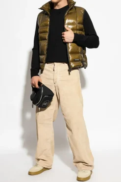 Dsquared2 ZIELONY Kamizelka puchowa ze stójką