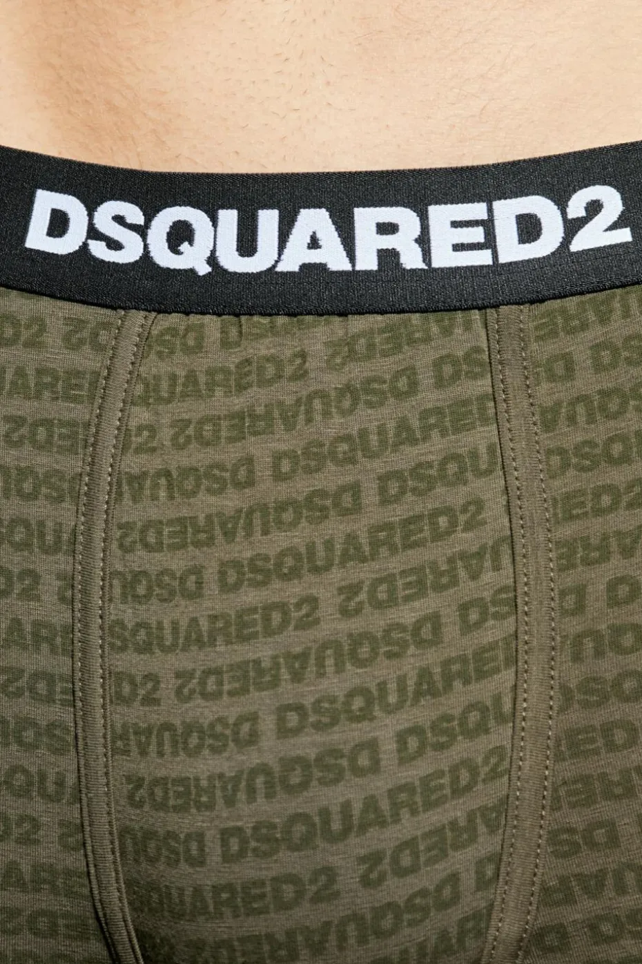 Dsquared2 ZIELONY Komplet bieliźniany: t-shirt i slipy