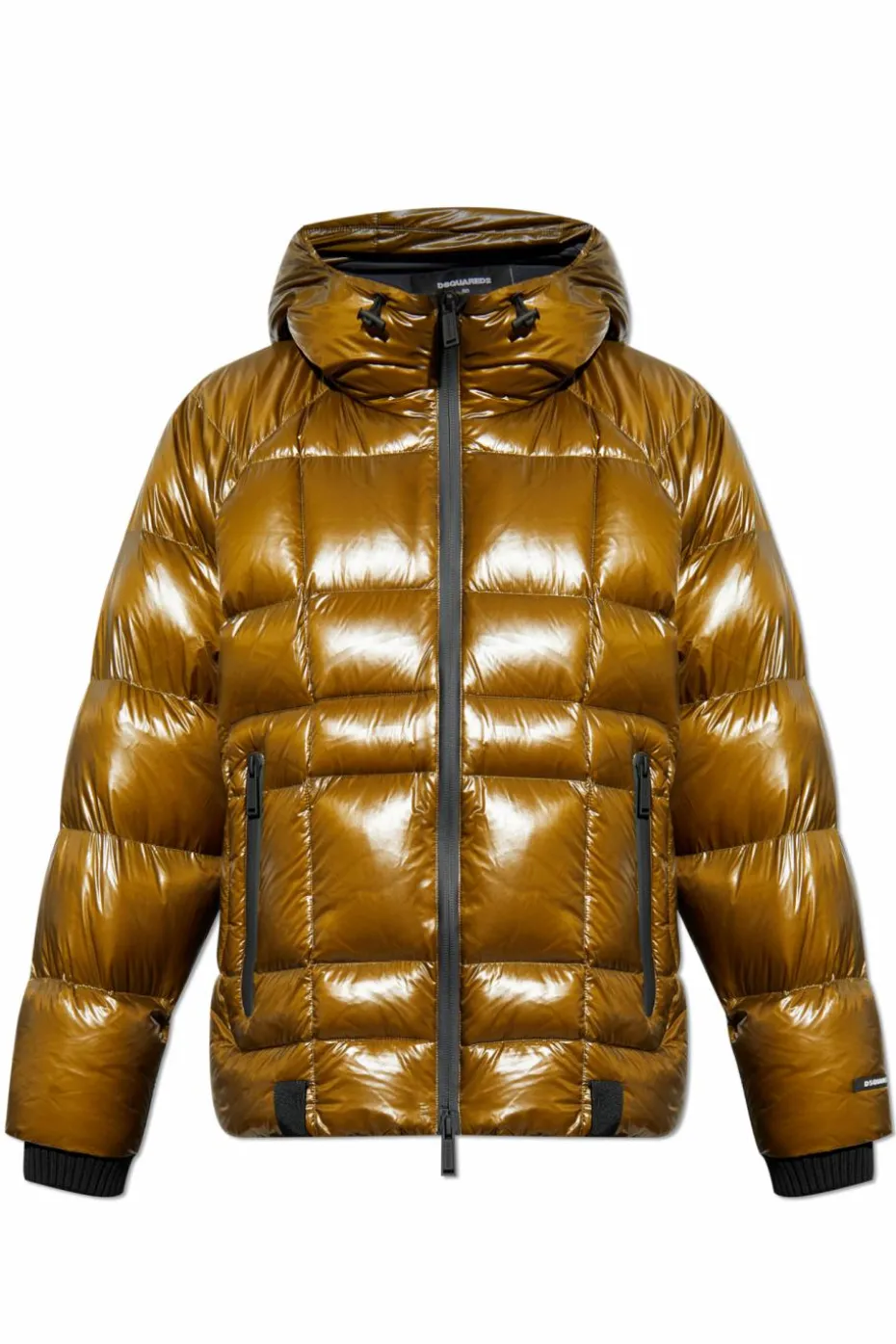 Dsquared2 ZIELONY Kurtka puchowa z kapturem
