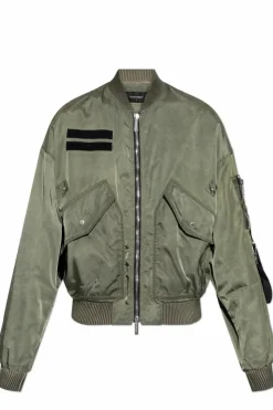 Dsquared2 ZIELONY Kurtka typy `bomber`