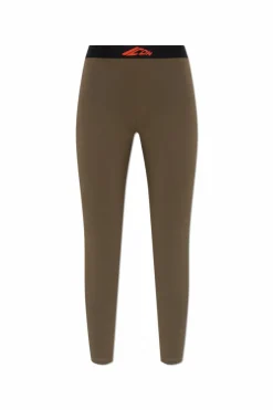Dsquared2 ZIELONY Leginsy z logo