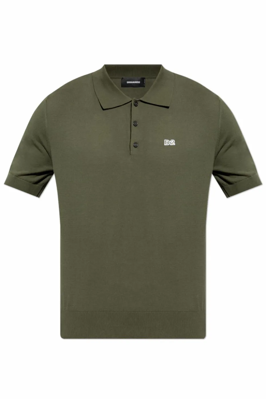 Dsquared2 ZIELONY Polo z logo